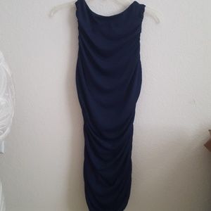VENUS Sleeveless Mini Navy Blue Dress